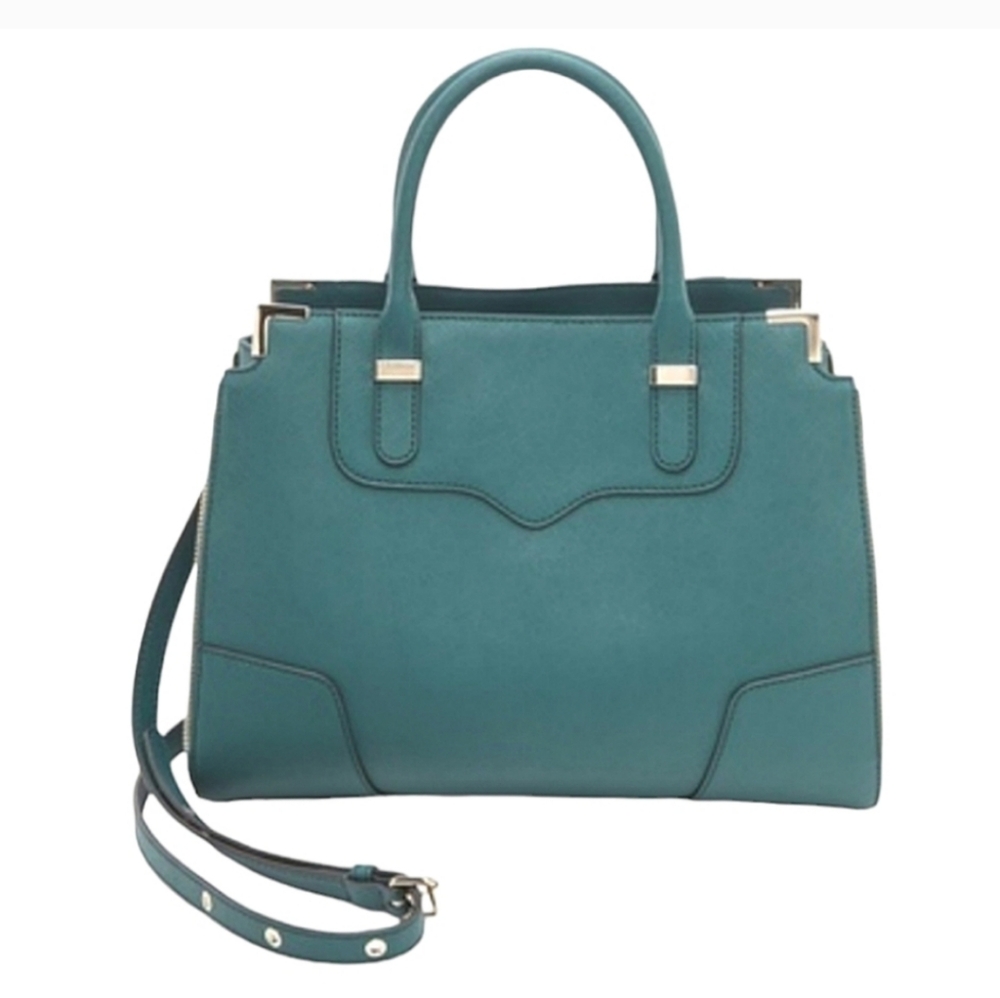 Rebecca minkoff Saffiano Leather  Tiffany blue bag
